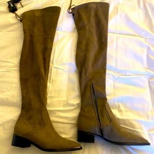 Marc fisher never work taupe boots